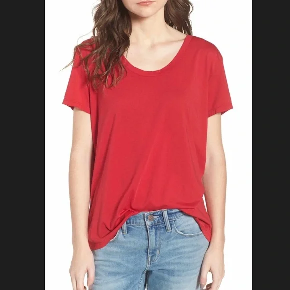 Treasure & Bond | Soft Red Tee - Picture 4 of 4